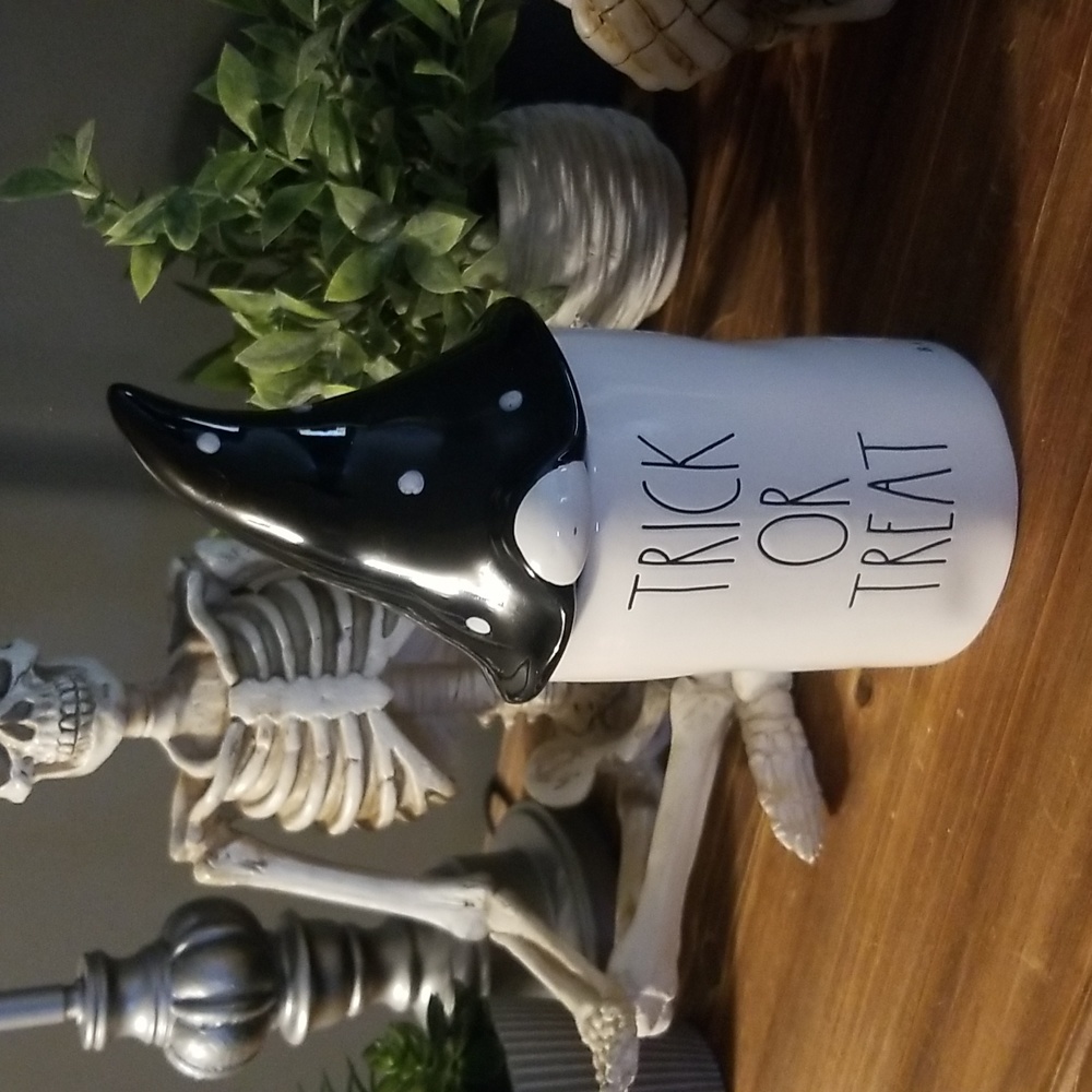 Rae Dunn Halloween Gnome Candle with Lid